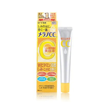 

ROHTO Melano CC essence 20ml, Bright white/dilute pockmark