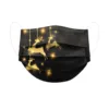 2021 Christmas Mask Gold Printing Adult/Child Mask Disposable High Quality Mask 3 Layer Child Mask Maschere 3