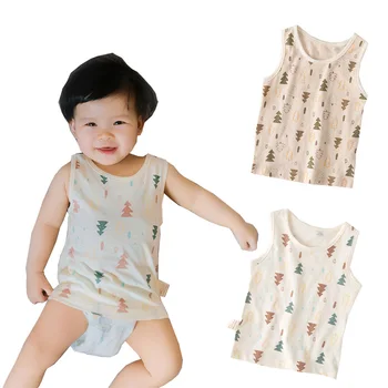 

0-7T Children Baby Clothing Baby t-shirt Organic Cotton Baby Clothes Newborn New Born Baby Tanks Twins Baby Girl Boy Tops Summer
