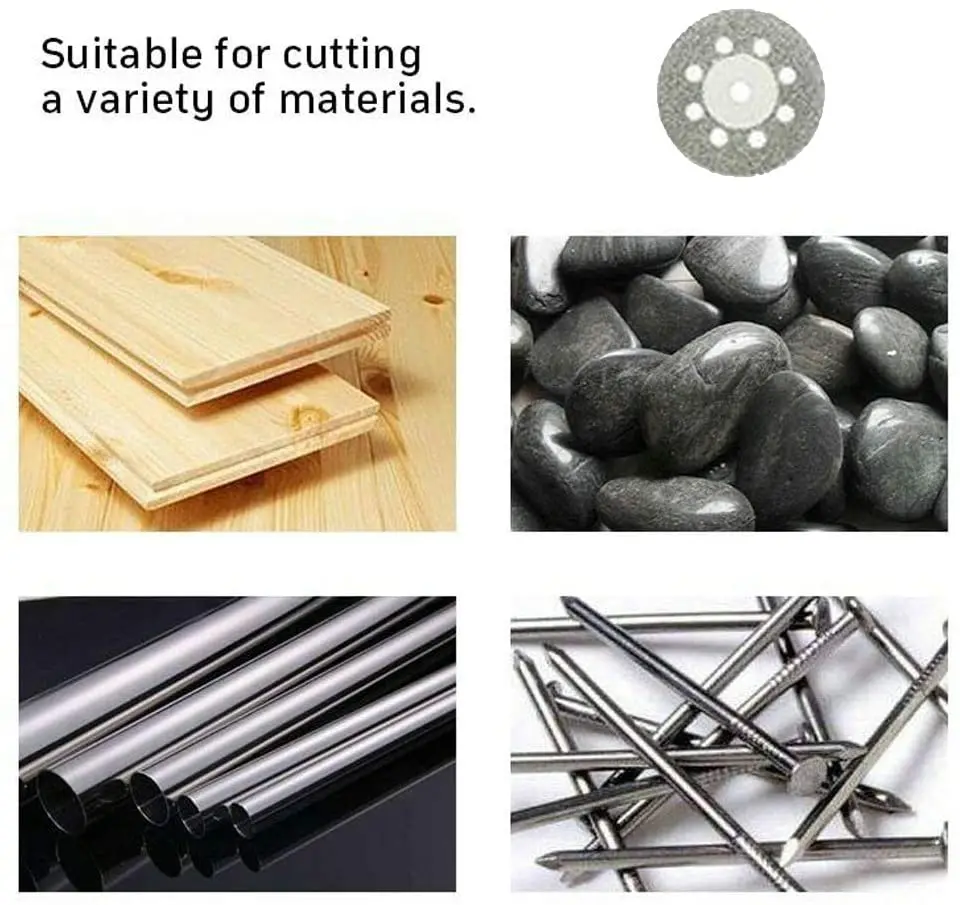 10 Lame Diamantate Per Utensili Rotanti - 30mm Con Mandrino 3mm, Per Taglio Di Pietra, Ceramica E Marmo - Foto 6