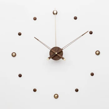

Large DIY Wall Clock Modern Design Nordic Minimalist Style for Living Room Decoration Watch Metal Wall Clocks Home Decor 60 cm