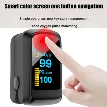 

Home Mini Protable Finger Clip Pulse Oximeter Fingertip Adult Heart Rate Monitor