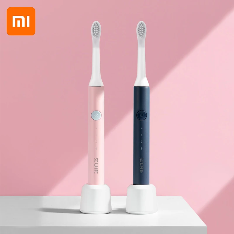 XIAOMI SO WHITE EX3 звуковая электрическая зубная щетка щетки Dupont ультра отбеливающая