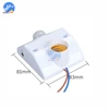 E27 AC110-220V 50/60HZ 5LUX Motion Sensing Switch Infrared Motion Sensor Automatic Light Lamp Holder Switch White ► Photo 2/6