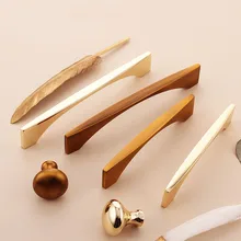 

Vintage Wooden Door Handles Baby Safety Privacy Door Handles Minimalist American Decoration Chambre Bedroom Accessories OC50MB