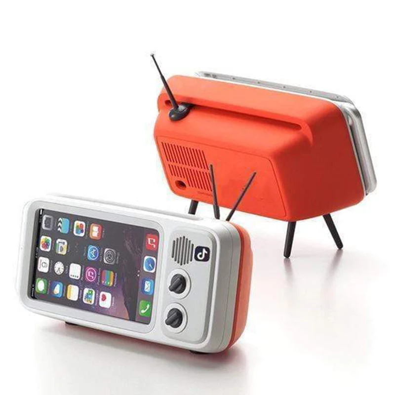 Ретро держатель для телефона с Bluetooth динамиком настольный телефон креплением
