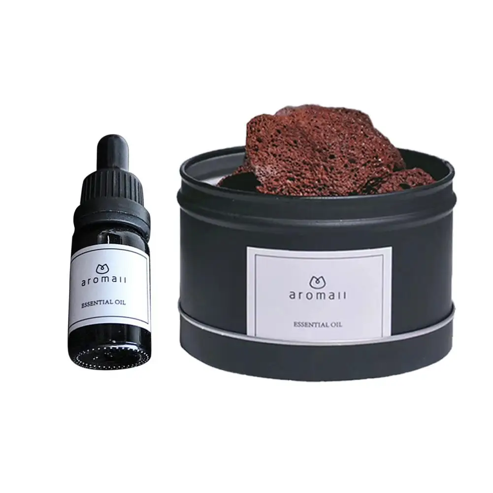 10ML Volcanic Stone Aromatherapy Lavender Aromatherapy Essential Oil Diffused Stone Environmental-friendly Essential Oil Set