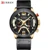 Casual Sport Watches for Men Blue Top Brand Luxury Military Leather Wrist Watch Man Clock Fashion Chronograph Wristwatch 13