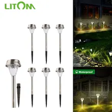 12 Pack Garden Lawn Lights LED Outdoor Waterproof Garden Lawn Light Landscape Lights Community Garden Road Path Decorative Lamp
