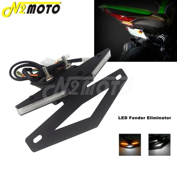 

For Kawasaki Z1000 2010-2013 Motorcycle Tail Fender Eliminator Tail Tidy LED License Plate Holder Plate with Turn Signal Light