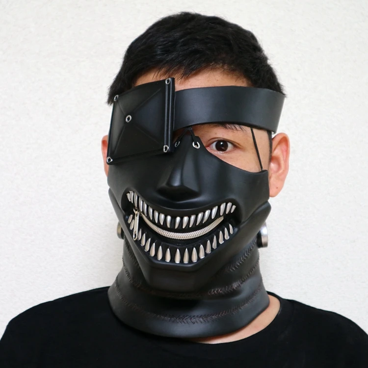 Одежда с надписью Tokyo Ghoul Ken Kaneki костюмная маска косплей реквизит PVC взрослый