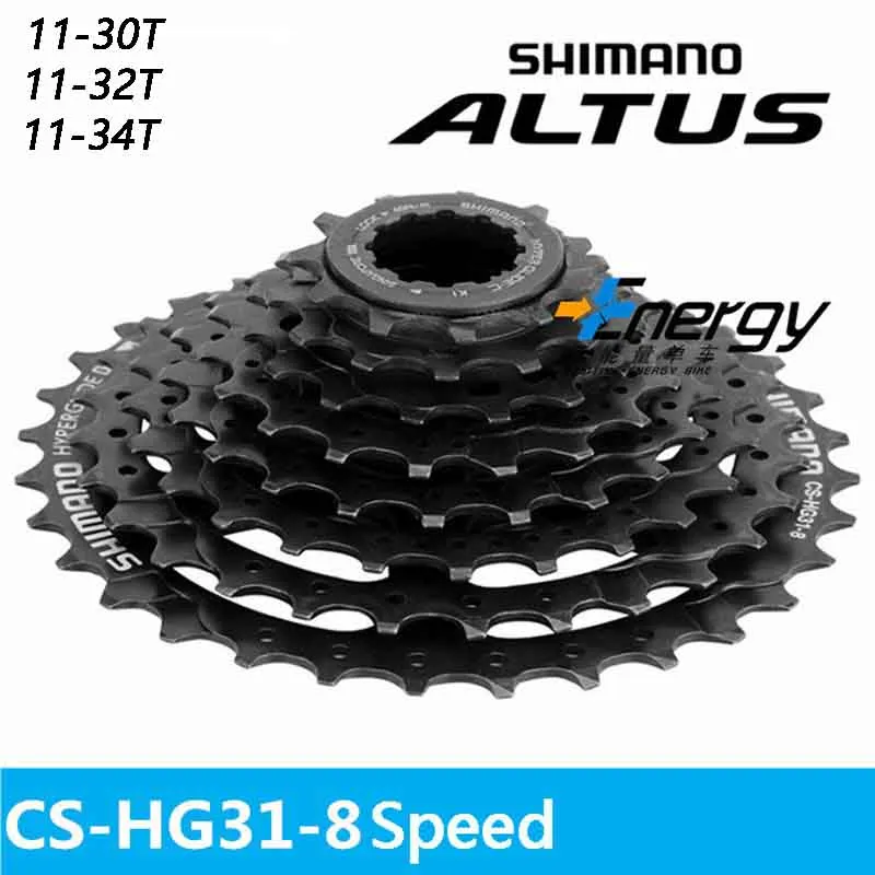SHIMANO piezas de bicicleta CS HG31 bicicleta de montaña estrella MTB cassette volante 11 30/32T ALIVIO DEORE piezas de bicicleta 8s / 24s volante|Piñón -