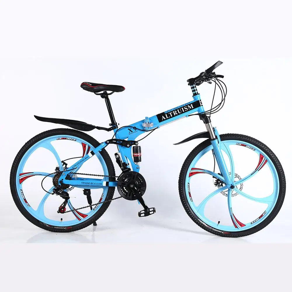 ALTRUISM X9 Bicicletas горный велосипед 21 скоростной велосипед 26 дюймов двухдисковые велосипеды с тормозом - Цвет: BLUE