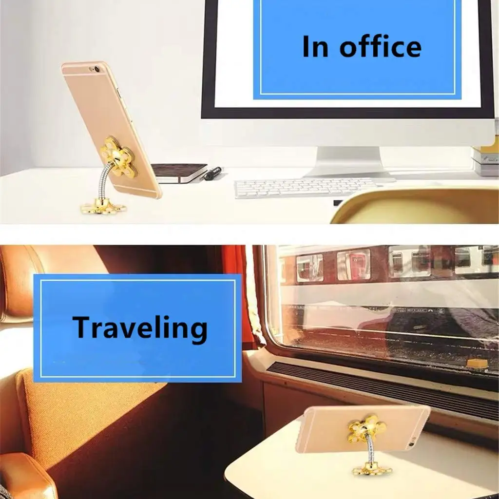 Волшебный двухсторонний держатель для телефона с присоской поддержка