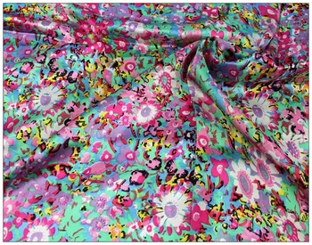 

Silk plain crepe satin 100% silk fabric satin silk dress dress cheongsam clothing designer fabric smooth, bright and high-end