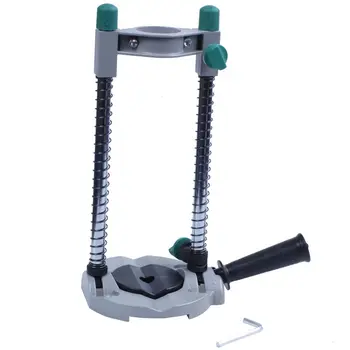 

Precision Drill Guide Pipe Drill Holder Stand Drilling Guide with Adjustable Angle and Removable Handle DIY tool