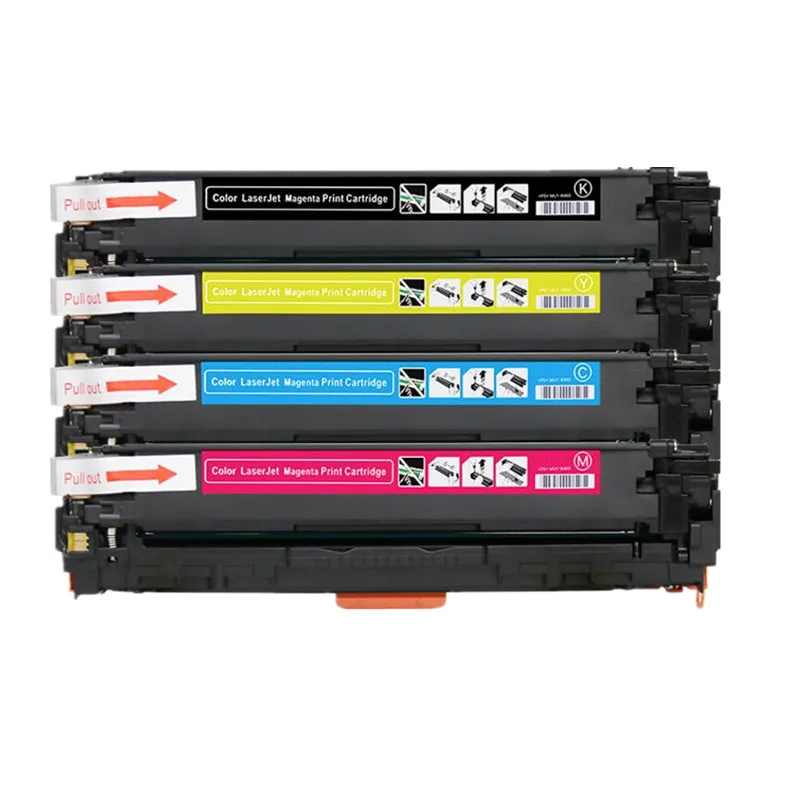 Совместимый картридж с тонером для принтера CB540A CB541A CB542A CB543A 125A для hp laserjet 1215 CP1215 CP1515n CP1518ni CM1312 принтер