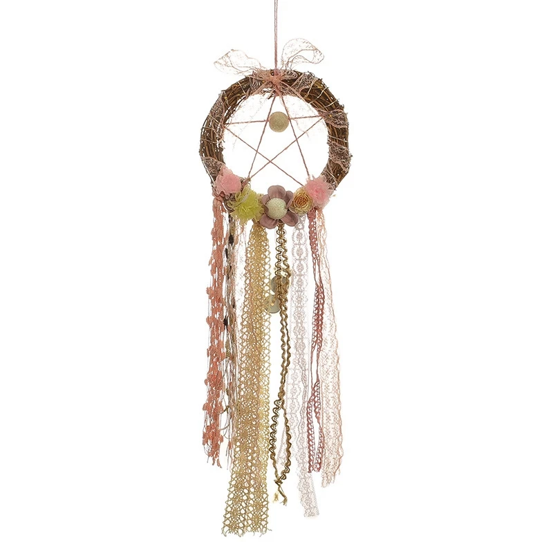65cm Dream Catcher With LED Lighting Girl Room Bell Bedroom Romantic Hanging Decoration Dreamcatcher