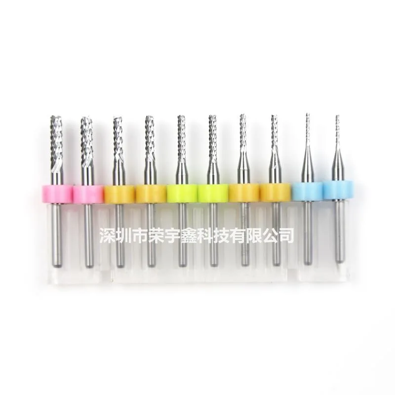 Импорт Вольфрамовая сталь Материал 3.175mm4mm6 нож для кукурузы PCB нож Гуань Гун Annulus кислородная плата, монтажная плата из углеродного волокна резьба кН