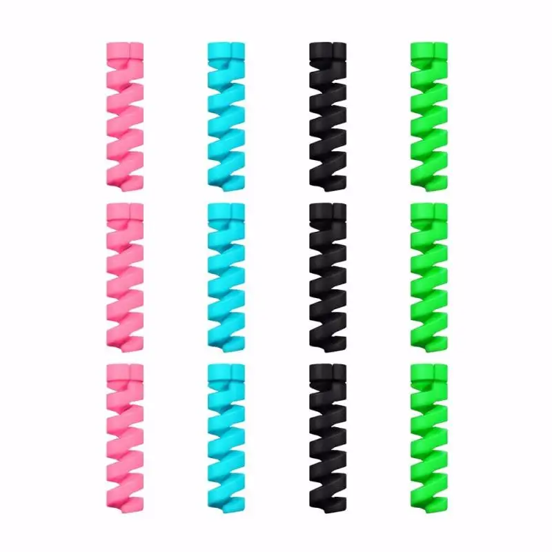 

NEW 2pcs Cable Protector USB Charging Data Line Cable Protector Wire Cord Protection Wrap Cable Win For Apple IPhone 8 X