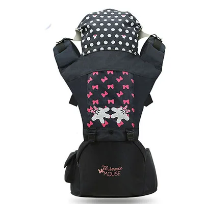 Disney дышащий эргономичный рюкзак переносная детская Хипсит для переноски детей кучи с отсасывающей подкладкой слинг для малышей - Цвет: 22-2