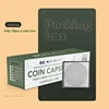 1 Piece / PCCB Square Coin Capsule Coin Holder Plastic Case With Sponge Pad Ring 16-41mm 4