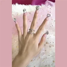 436-онлайн сверло Знаменитостей онлайн Стиль Знаменитостей INS цвет поддельные ногти конечный продукт одежда маникюр патч