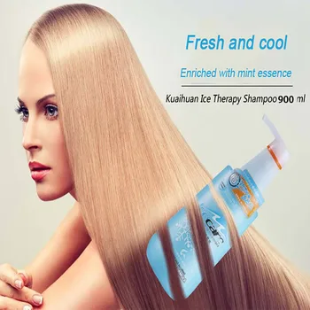 

KAIXUAN color shine 900ml men and women without silicone oil moisturzing mint cool oil-control bulk summer shampoo