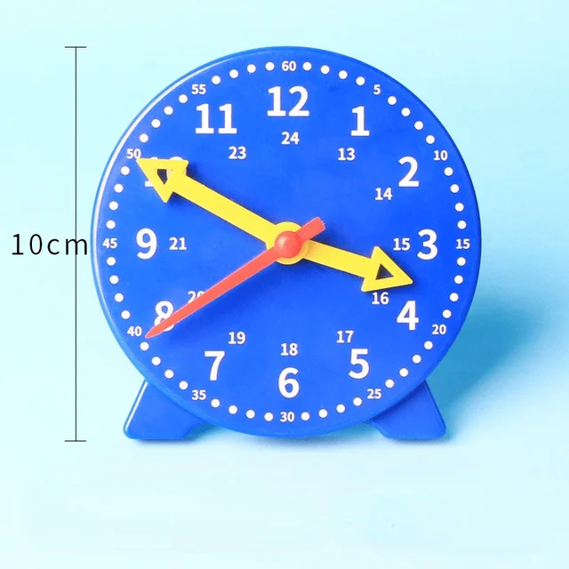Kids Clock Educational Toys Hour Minute Second Time Learning Cognition Clocks Toys Children Montessori Preschool Teaching Aids 6