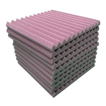 

New Hot 10Pcs Studio Acoustic Soundproof Foam Sound Treatment Room Absorption Sponge USJ99