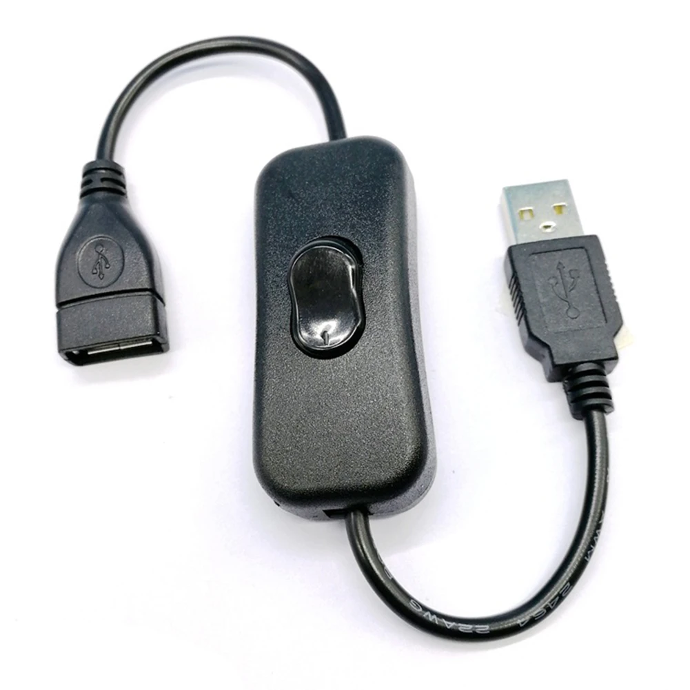Удлинительный кабель USB 2 0 папа мама usb переключатель вкл. выкл. а 28 см медные