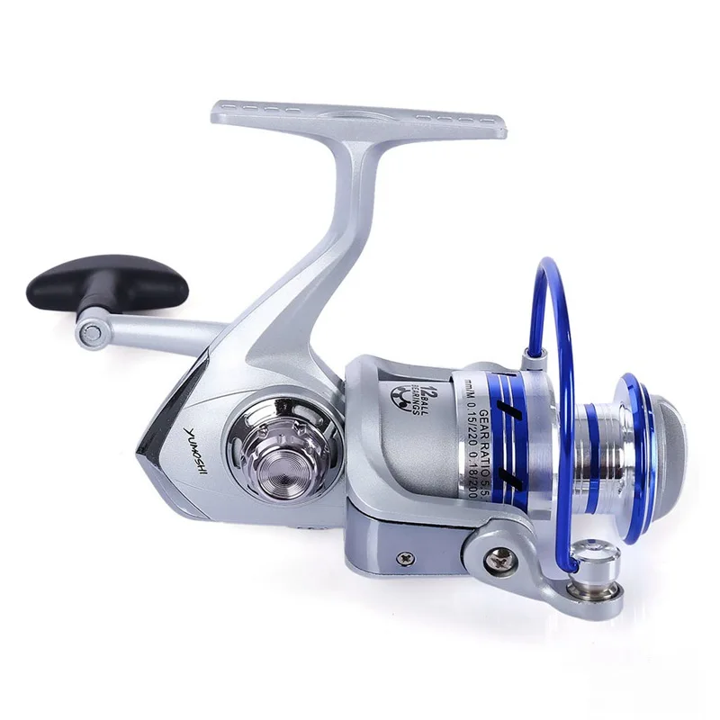 YUMOSHI 12BB Gear Ratio 5.5: 1 Half Fishing Windlass Reel Machined with Handle Exchangeable | Спорт и развлечения