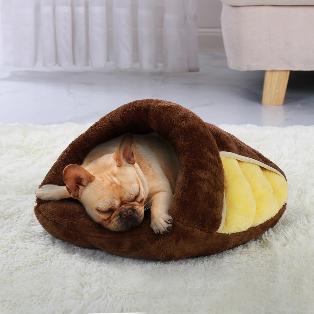  Warm Cat Bed Pet Puppy Cat House Winter Dog Cat Cushion Mat Indoor Basket Cave Kennel Nest Cats Pro