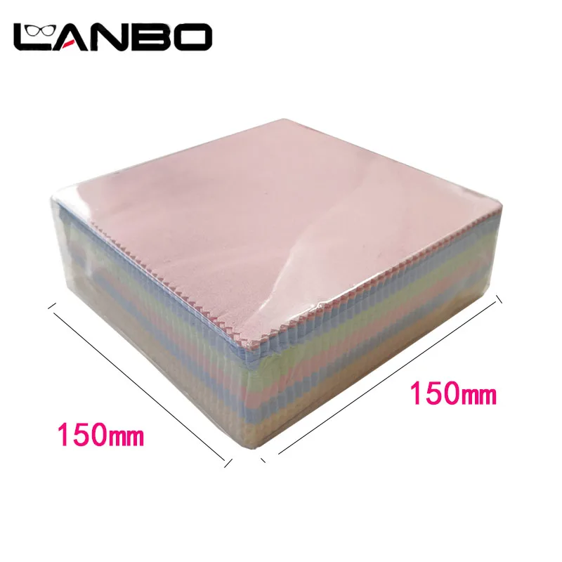 100pcs Glasses Cloth Microfiber Cleaner Cloths Cleaning Glasses Lens Clothes Eyeglasses Cloth Eyewear Accessories 3