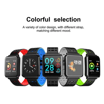 

Smart Watch IP67 Life Waterproof Sport Modes Heart Rate Monitor Multiple Languages Smartwatch For Man Women