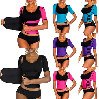 

S-XL Waist Trainer Body Shaper Sweat Plus Size Firm Women Slimming Vest Shapewear Adjustable Corset Weight Loss Body shapers D30