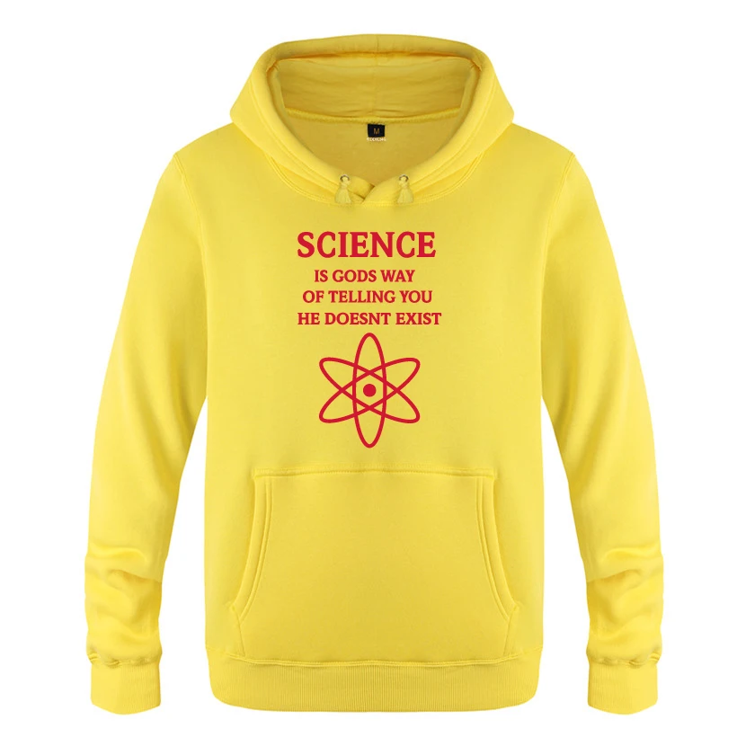 SCIENCE IS GODS-Atheism Atheist religion толстовки мужские мужские с капюшоном флисовый пуловер толстовки