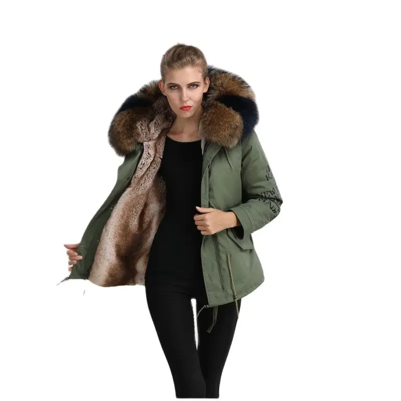 

Новое поступление, уникальные толстовки Mhnkro из меха енота, зимнее короткое пальто на подкладке из искусственного натурального меха Mrs, пикантное меховое пальто с узором