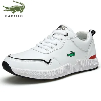 

CARTELO men's shoes Korean casual shoes daily wild non-slip wear-resistant shoes men's low-top lace-up sneakers men