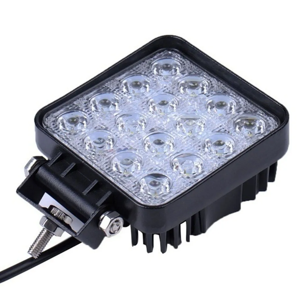 

16LED 12V 24V 4x4 Vehicle SUV Car Led light bar Spotlight Flood Work Light Car 48W 3520LM Off Road LED Light Bar