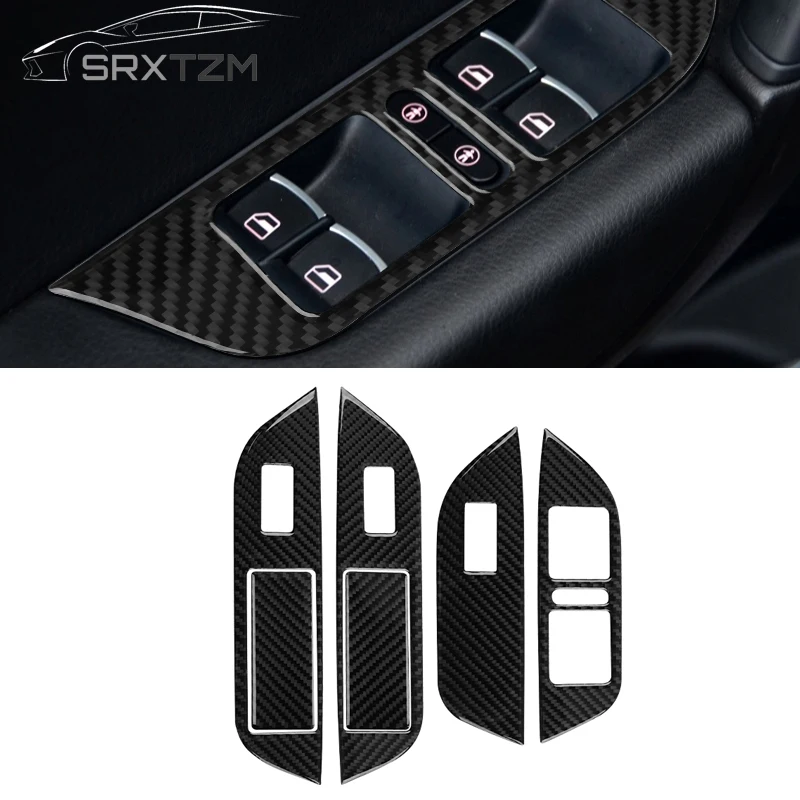 Панель стеклоподъемника из углеродного волокна для Volkswagen Vw Touareg 2011 2012 2013 2014 2015 2016
