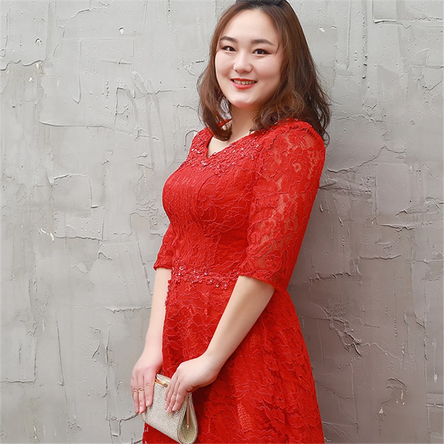 Платья для выпускного вечера, однотонные, Кристальные, элегантные, Vestidos De Gala, размера плюс, v-образный вырез, на шнуровке, платья для женщин, вечерние, T069