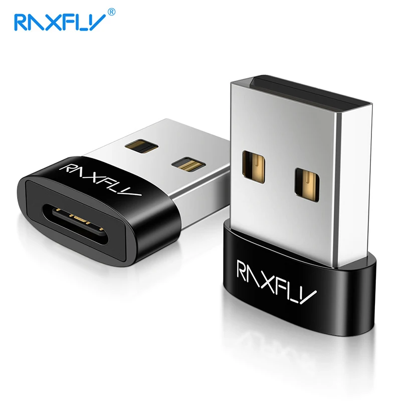 

RAXFLY USB Type C OTG Adapter USB Male To USB Type C Female Cable Converters For Macbook Samsung S10 Huawei USB To Type-c OTG
