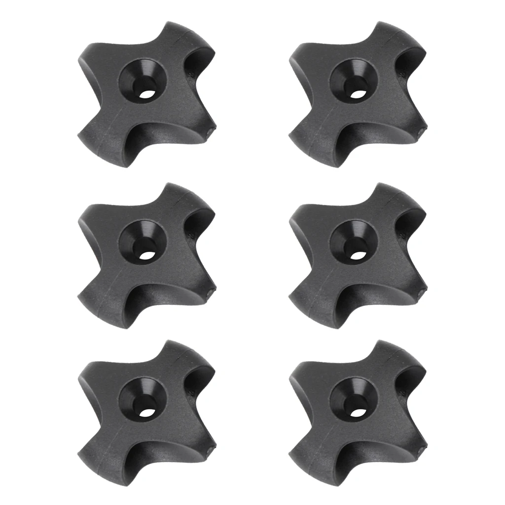 6pcs Nylon Kayak Tie Down Bungee Deck Line Guide Fitting Anchor Accessory