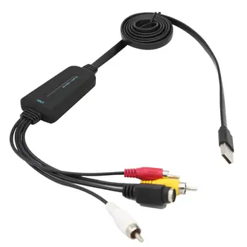 

USB 2.0 Single Channel AV Signal Data TV DVD VHS USB Video Capture Adapter Card