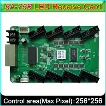Colorlight 5a-75b cartão de recepção v8.0 versão, módulo de exibição led completo-cor cartão de recepção byo hub75