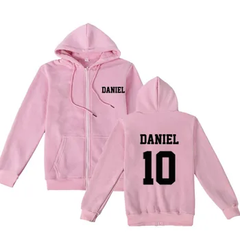 

Kpop WANNA ONE Album Zipper Hoodie Hip Hop Casual Loose Hooded Clothes Pullover Printed Long Sleeve Sweatshirts WY844