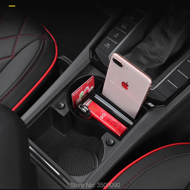 Для volkswagen jetta mk7 украшение интерьера автомобиля консоль Передняя чашка слот коробка контейнер ремонт аксессуары Стайлинг