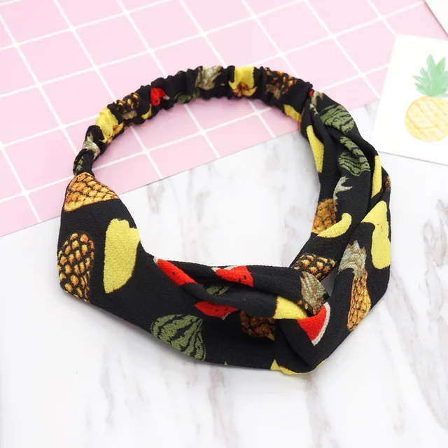 2021 Women Solid Headband Turban Elastic Headwear Head Wrap Women Hair Accessories for Women Striped Hair Bands 8