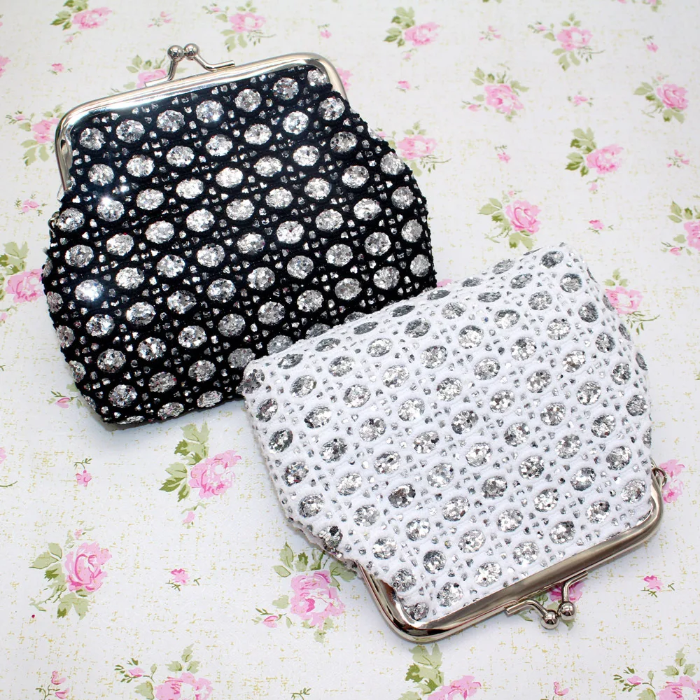 

Korean-style Sequin Purse Mesh Girl'S kou hong bao Creative Students Wallet Coin Bag